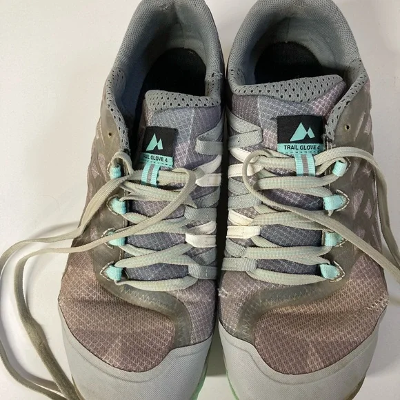 Merrell Trail glove 4 preowned with distressing & tearing on top toe area Sz 9.5 - Picture 13 of 15